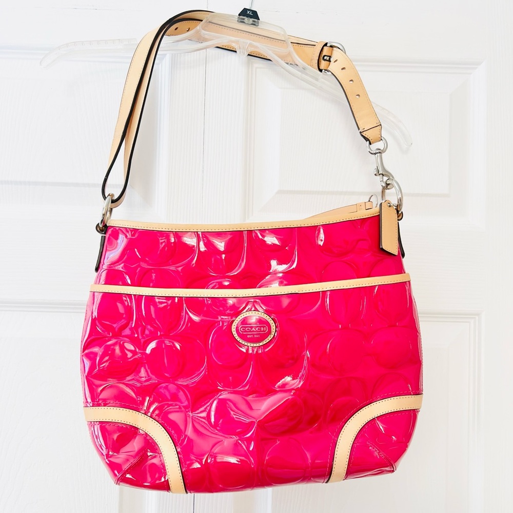 Coach Peyton Embossed Patent Leather Bag